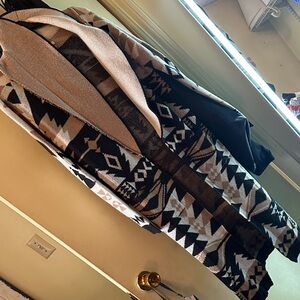 Maurices Black and Tan Knit Sweater